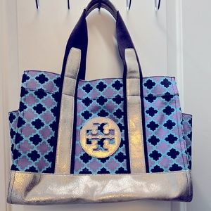 Tory Burch canvas shopper